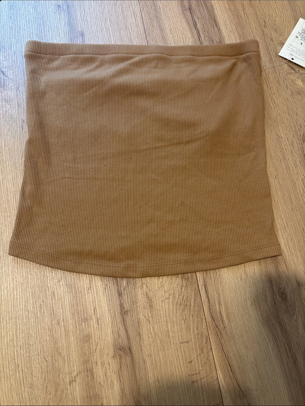 Women’s Ribbed Tan Tube top